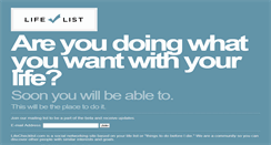 Desktop Screenshot of lifechecklist.com